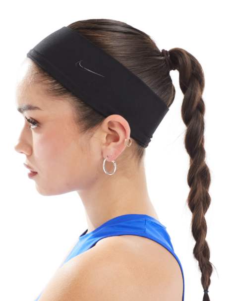Nike - Dri-FIT Fury Elevate - Fascia per capelli nera - view 1