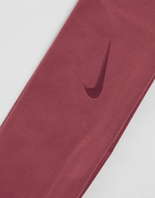 Nike Dri-Fit Fury Elevate headband in pink smoke, 3 of 3