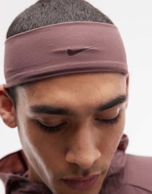 Nike - Dri-FIT - Fury Elevate - Hoofdband in tattoobruin, 2 van 3