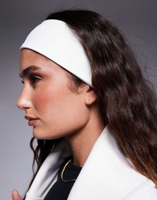 Nike – Dri-FIT Fury Elevate – Stirnband in Weiß, 4 von 4