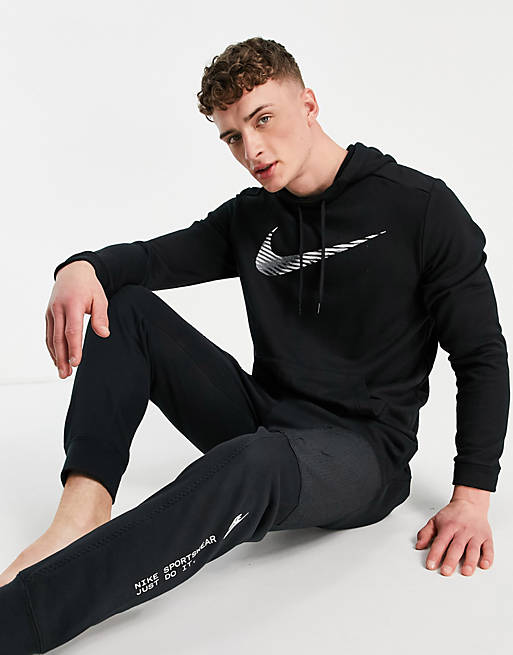 Nike Dri-fit hoodie in black | ASOS