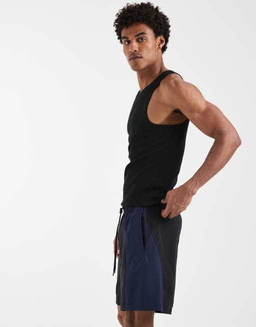 Nike - Dri-FIT - Pantaloncini neri e blu navy, 4 di 5