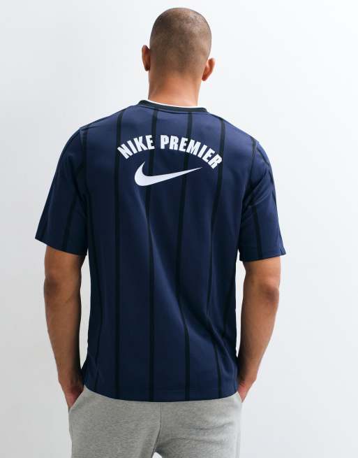 Nike Dri-FIT Short-Sleeve Football Jersey in blue , 5 of 5