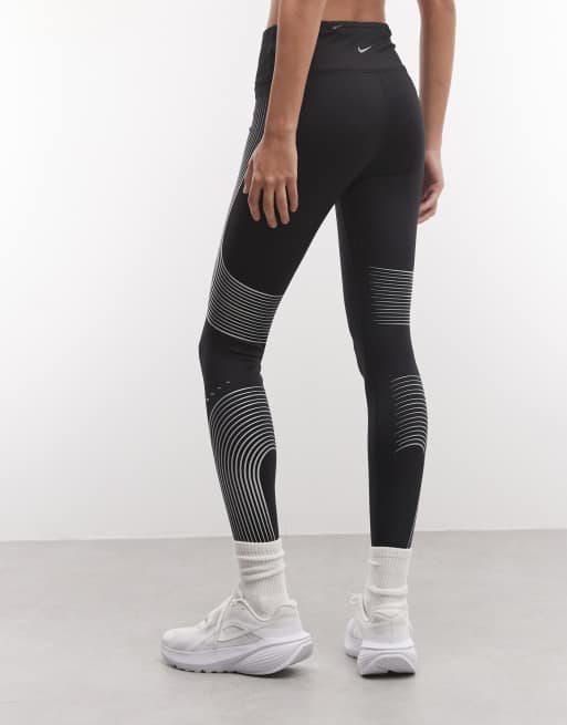 Nike Dri-Fit Swift leggings in black, 5 of 5