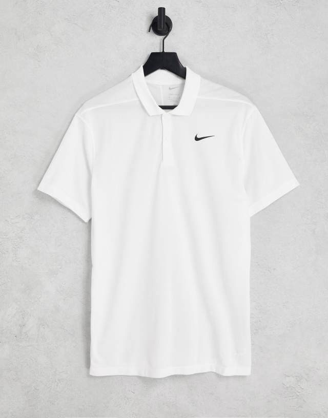 Nike Dri-FIT Victory polo in white