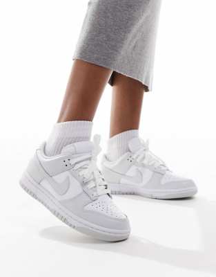 Nike - Dunk - Baskets basses - Gris et blanc | ASOS