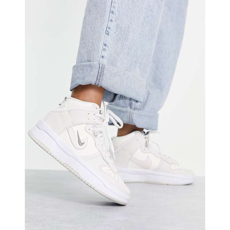 Nike blanche montante clearance femme