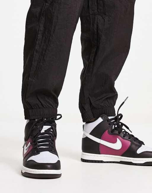 Basket nike discount noir et rose