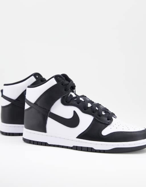 Nike – Dunk – Biało-czarne buty sportowe w stylu retro o długości za kostkę