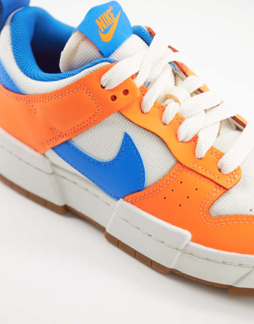 Nike bleu store et orange