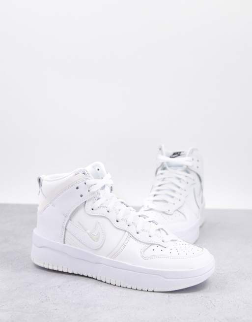 Nike Dunk Hi Rebel Baskets montantes Blanc et taupe