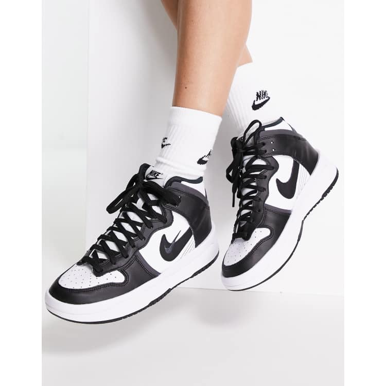 Black platform outlet nike