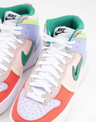 nike color block pastello