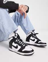 Nike – Dunk Hi Retro – Buty sportowe w kolorze czarnym i