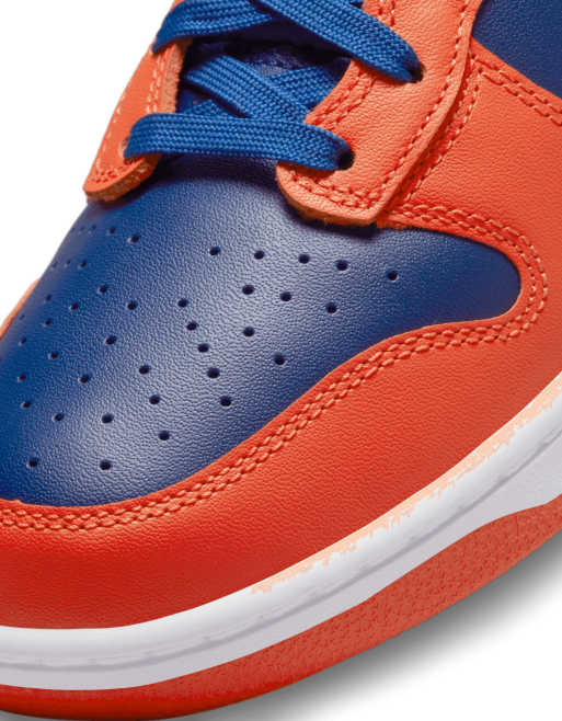 Nike air orange deals and blue