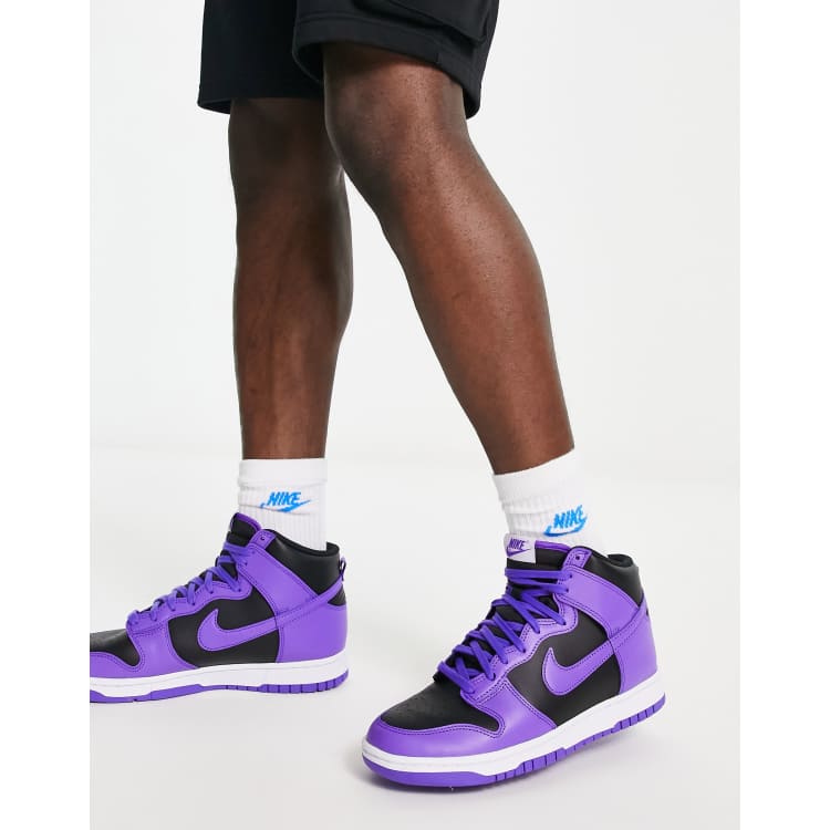 High Varsity Purple Court Purple Dunks High Basketball Shoe Nike