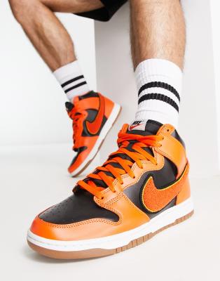 Black And Safety Orange Dresses The Latest Nike Dunk High University