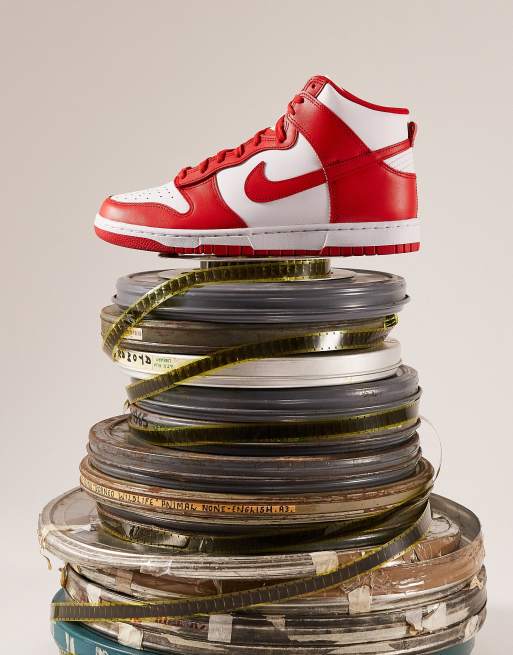 Nike dunk alte sales donna rosso