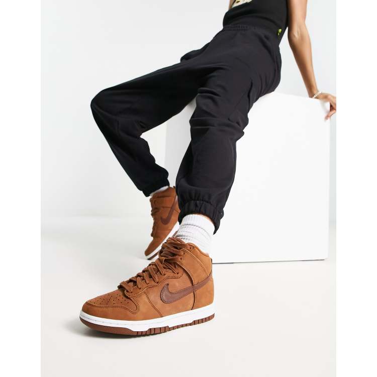 Nike - Dunk High Premium - Baskets montantes - Marron pécan