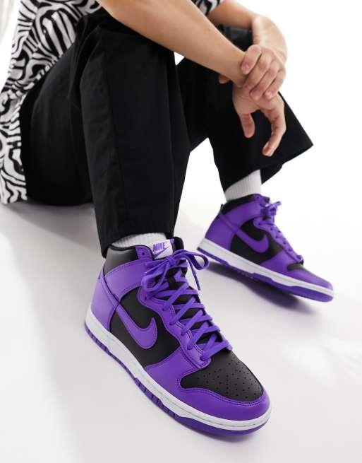 Purple nike store high tops