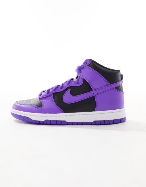 Nike Dunk High Retro BTTYS sneakers in purple and black