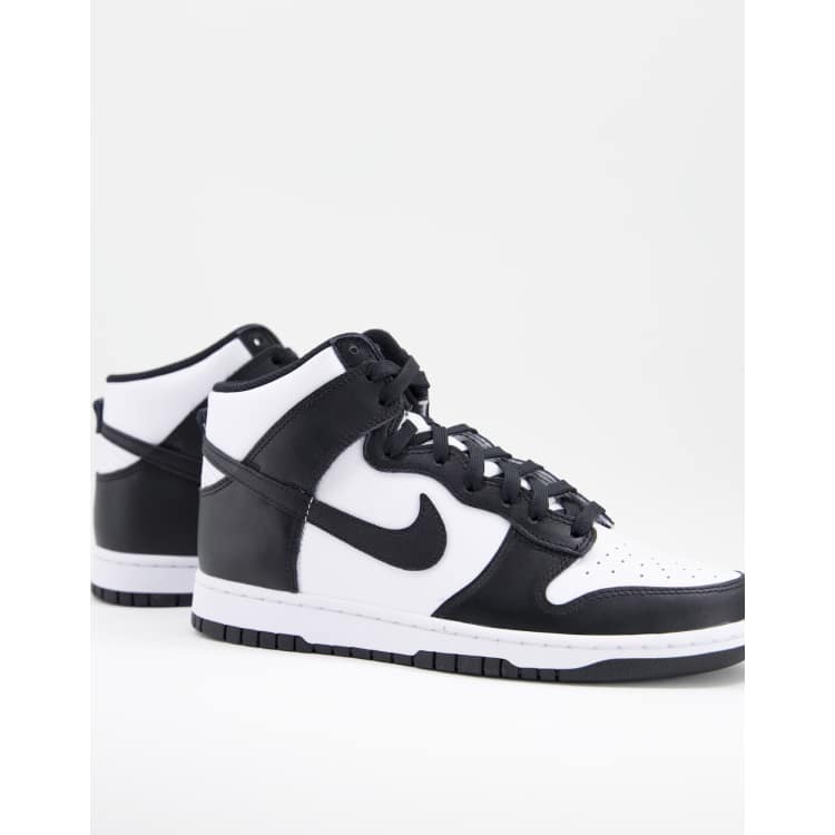 Nike Dunk High Retro sneakers in black and white | ASOS