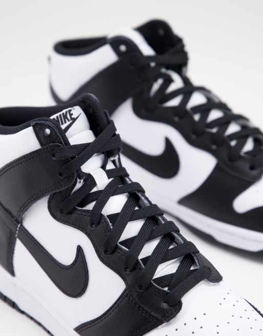 Nike Dunk High Retro sneakers in black and white | ASOS