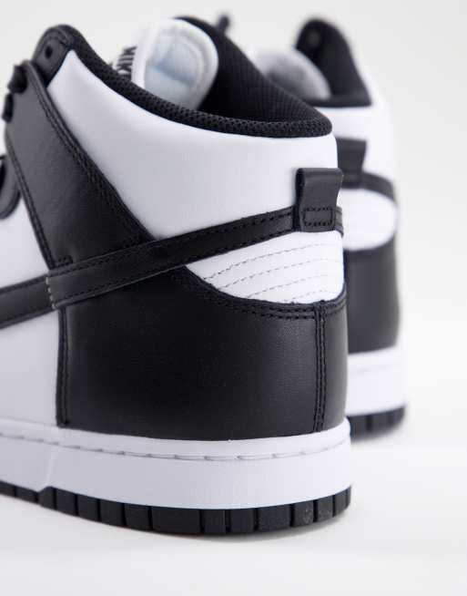 Nike Dunk High Retro sneakers in black and white, 4 of 4