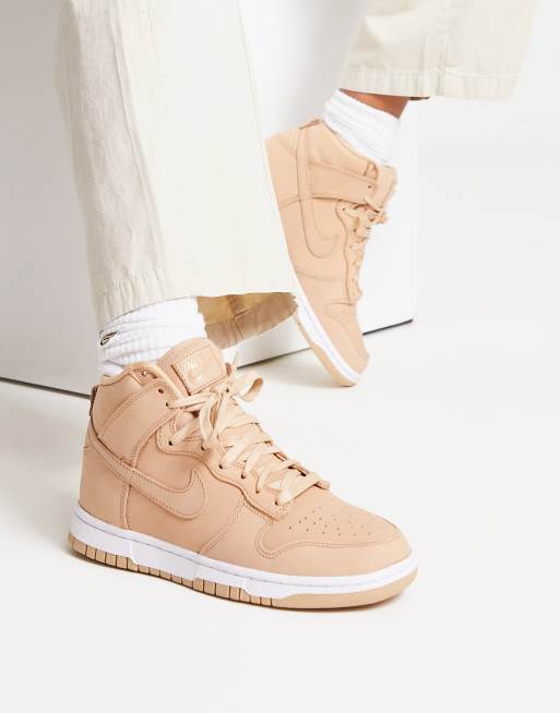 Nike Dunk High Sneakers alte color cuoio ASOS