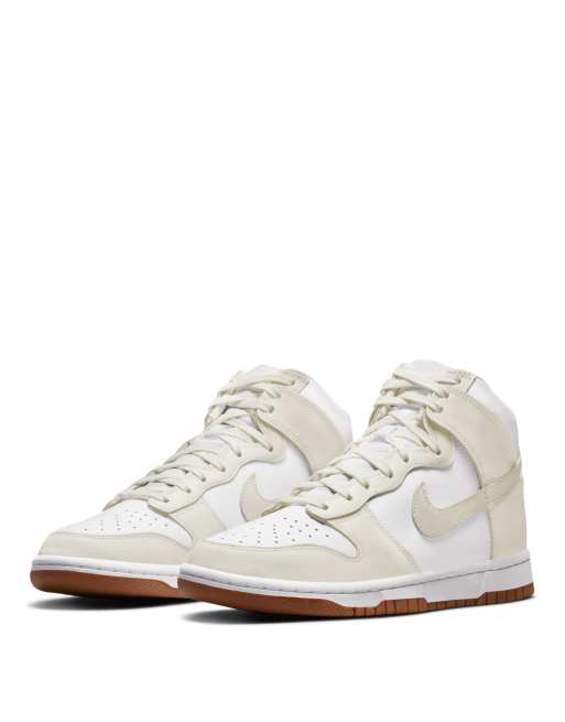 nike dunk white and sail