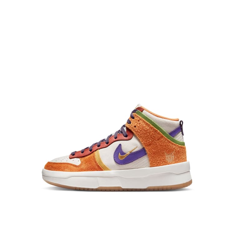 Orange and clearance purple nike shoes