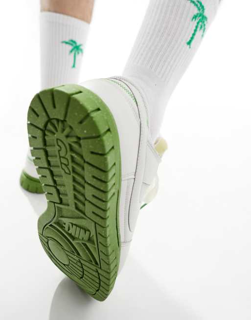Nike Dunk Jumbo sneakers in off white and green , 4 of 4