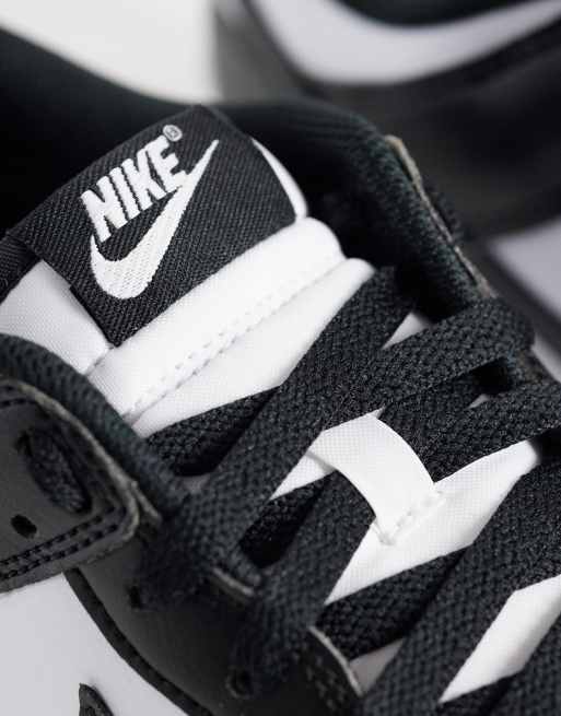 Nike - Dunk Low - Baskets style rétro - Noir et blanc, 4 de 5