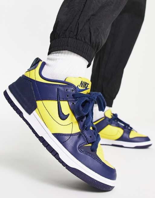 Nike gialle e blu online