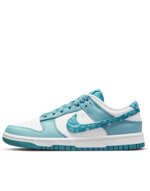 Nike Dunk Low Essential sneakers in white/worn blue, 2 of 4
