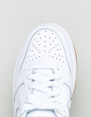 nike dunk low essential trainers in white