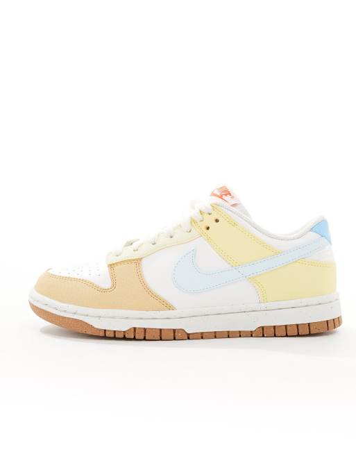 Nike Dunk low NN easter trainers in white and pastel mix