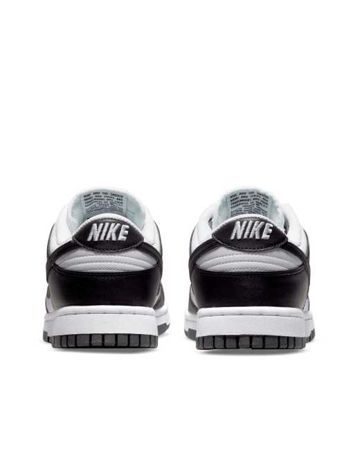Nike Dunk Low NN sneakers in black and white, 3 of 4