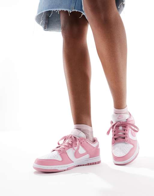 Nike Dunk Low NN sneakers in pink & white | ASOS