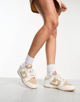 Nike Dunk low NN trainers in hemp brown and sail white