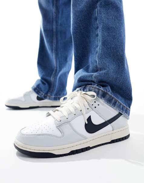 Nike Dunk Low NN trainers in white, grey and black