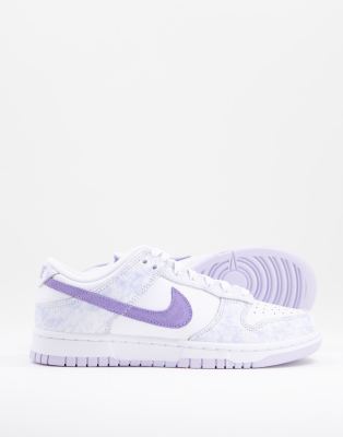 Nike Dunk Low OG – Buty sportowe w biało-fioletowy wzór
