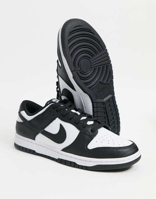 Nike Dunk Low panda sneakers in black and white | ASOS