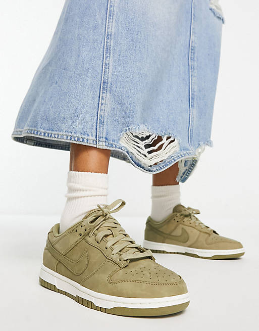 Nike Dunk Low PRM MF sneakers in Neutral Olive