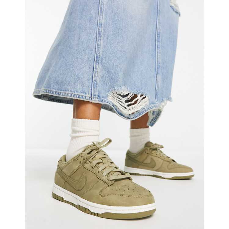 Nike Dunk Low PRM MF sneakers in Neutral Olive | ASOS