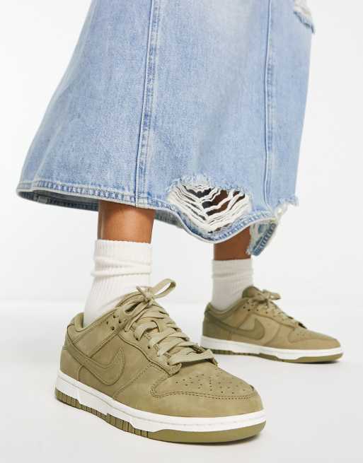 Nike Dunk Low PRM MF sneakers in Neutral Olive | ASOS