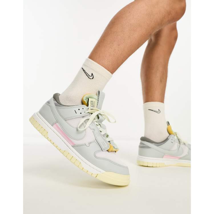 Nike Dunk Low remastered trainers in off white and mint | ASOS