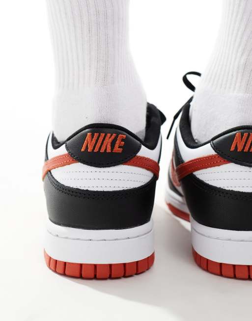 Nike - Dunk Low Retro - Baskets - Blanc, noir et rouge, 3 de 5