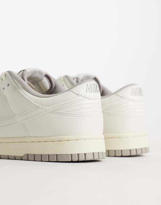 Nike Dunk low Retro PRM trainers in off white, 4 of 5