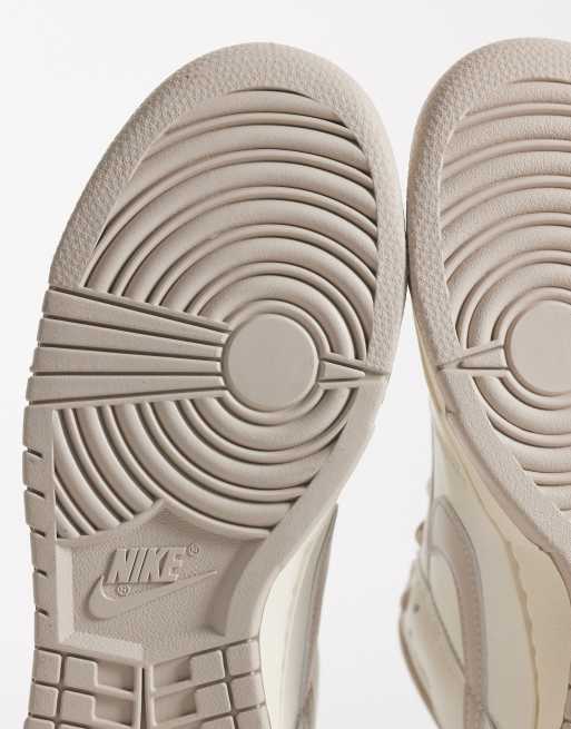 Nike - Dunk Low Retro - Råhvide sneakers med grå detaljer, 5 af 5